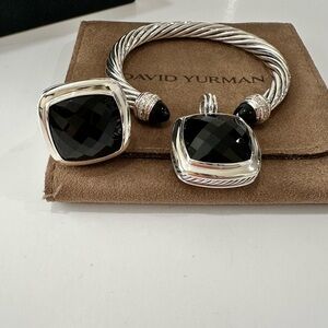 Authentic David Yurman Black Onyx Pendant